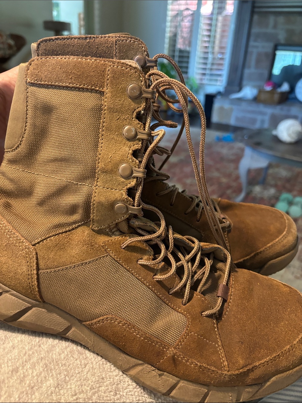 Oakley Men's Tactical Lace-Up Boots in Brown